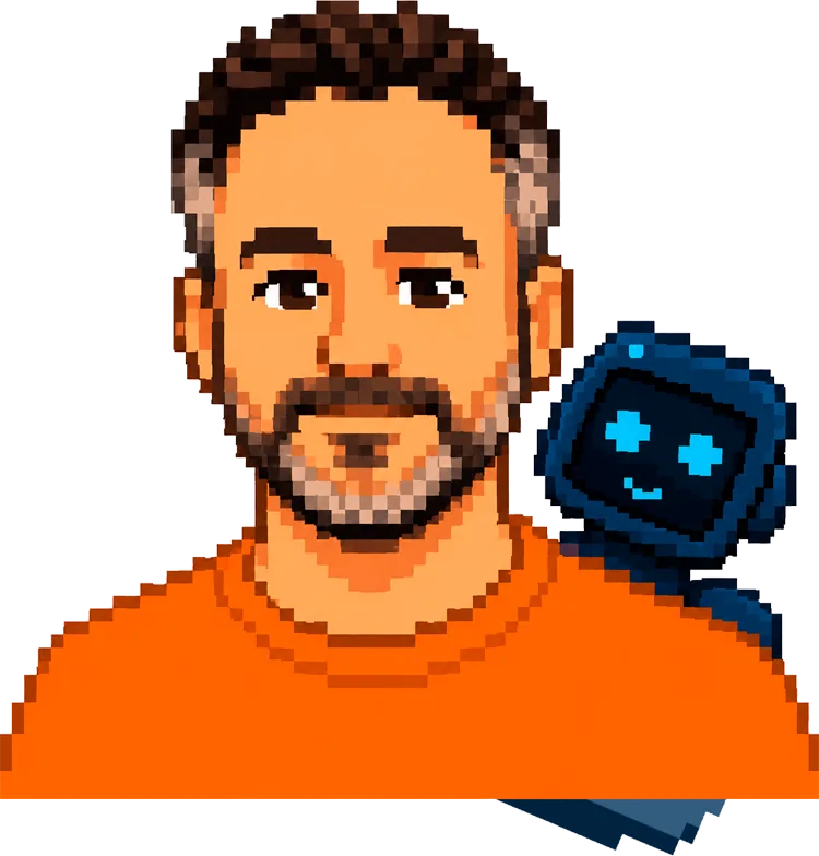 Gabriel Rese con el asistente virtual de Infinit8